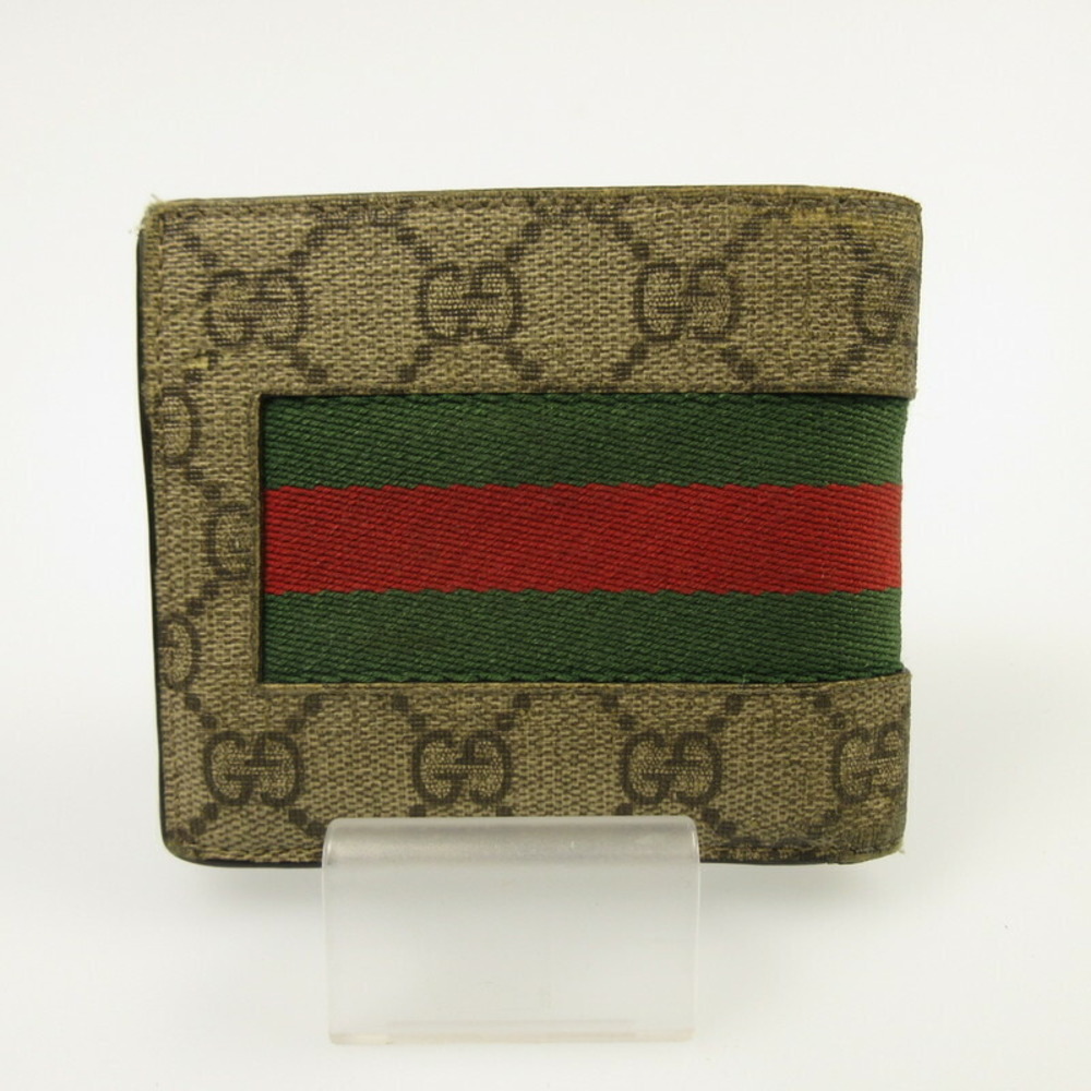 Gucci GG Supreme WEB Bifold Wallet - Picture 3 of 13